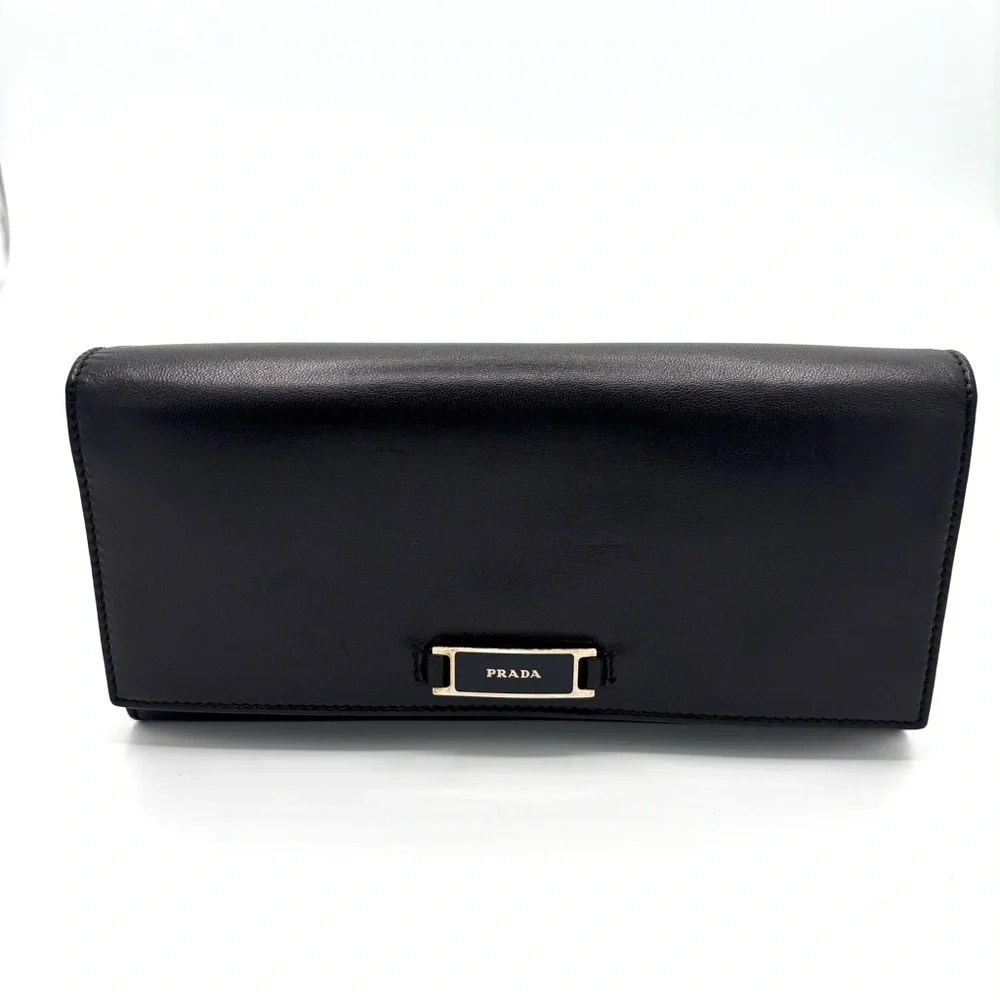 Prada Black Leather Wallet